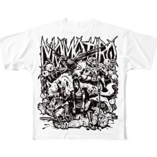 MOMOTARO｜フルグラフィックTシャツ All-Over Print T-Shirt