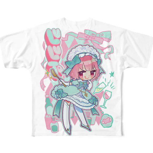 フルカラー フルグラフィックTシャツ