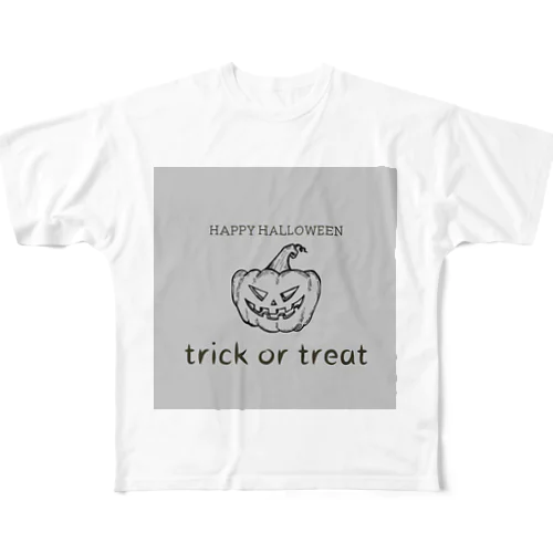 トリックオアトリート HALLOWEEN フルグラフィックTシャツ