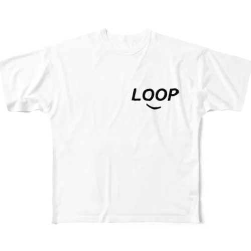 SMILE LOOP All-Over Print T-Shirt