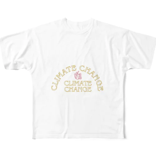 CLIMATE CHANGE（気候変動） フルグラフィックTシャツ