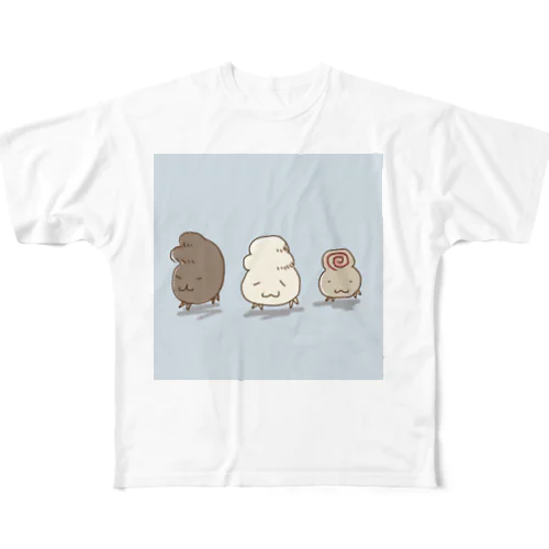 ぷにゃーズ フルグラフィックTシャツ
