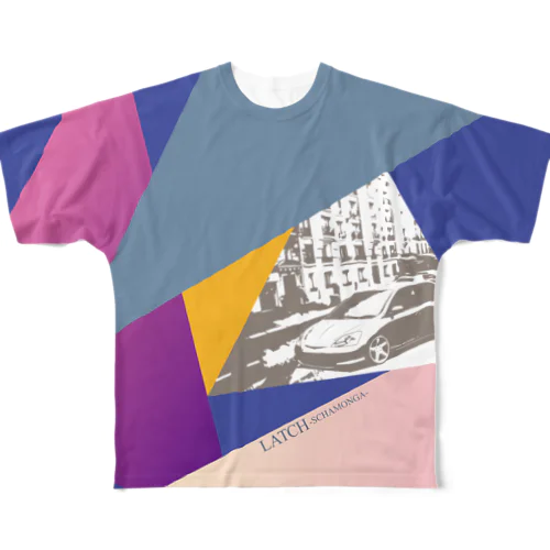 european(青) All-Over Print T-Shirt