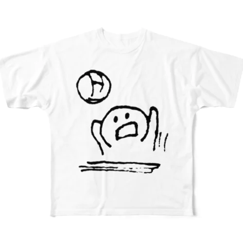 バレーボールくん All-Over Print T-Shirt