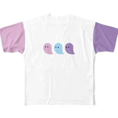 ゆらゆらゆうれい２ フルグラフィックTシャツ