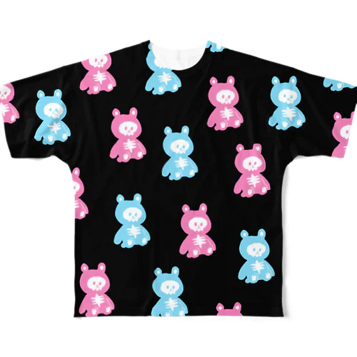 ほねくま All-Over Print T-Shirt