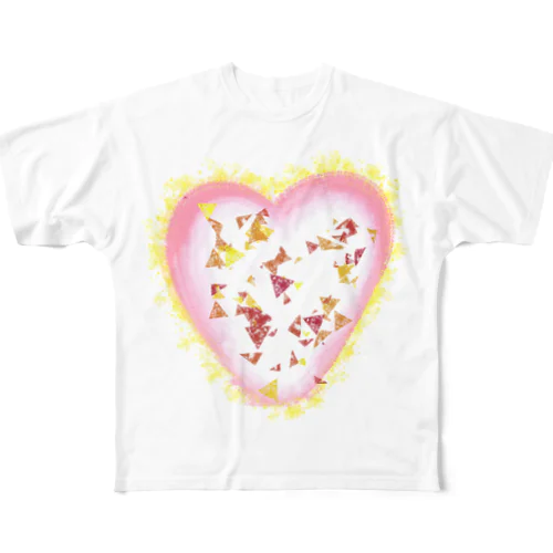 Mo-Mo-Heart（モーモーハート）★文字無し《ノーマル》 フルグラフィックTシャツ