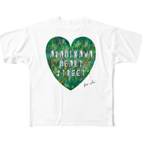 ASAHIKAWA HEART STREET All-Over Print T-Shirt