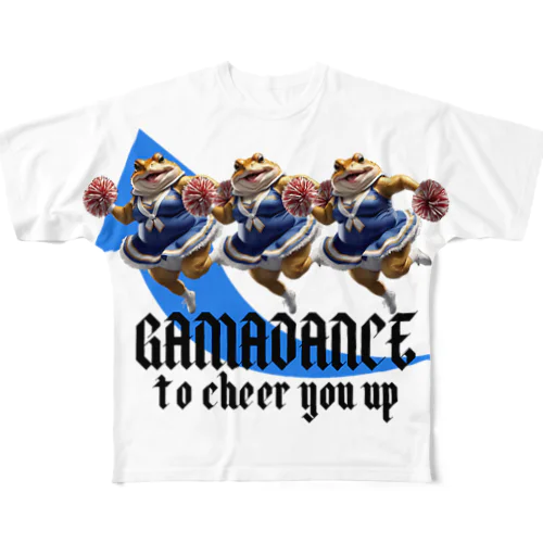 GAMADANCE to cheer you up⑪ All-Over Print T-Shirt