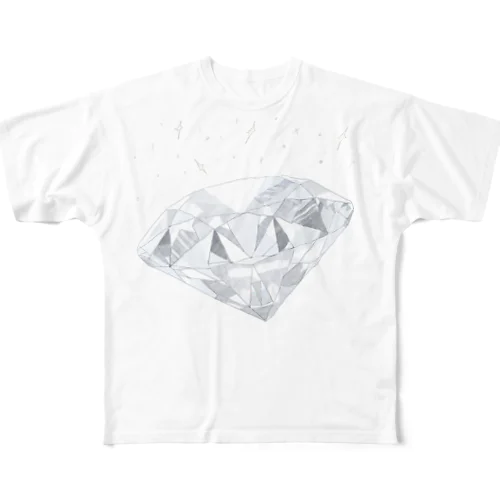 ダイヤなやつ All-Over Print T-Shirt