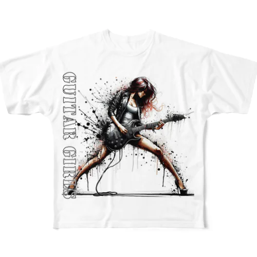 GUITAR GIRLS 3 All-Over Print T-Shirt