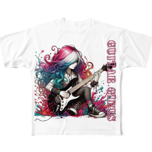 GUITAR GIRLS　７ フルグラフィックTシャツ