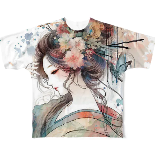 雅　７ All-Over Print T-Shirt