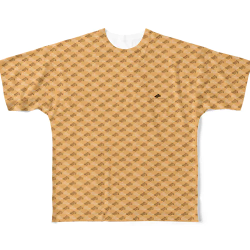 Barbourula柄(S) フルグラフィックTシャツ