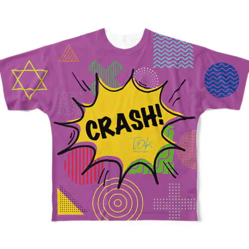 CRASH!（フルグラフィックLサイズ） フルグラフィックTシャツ