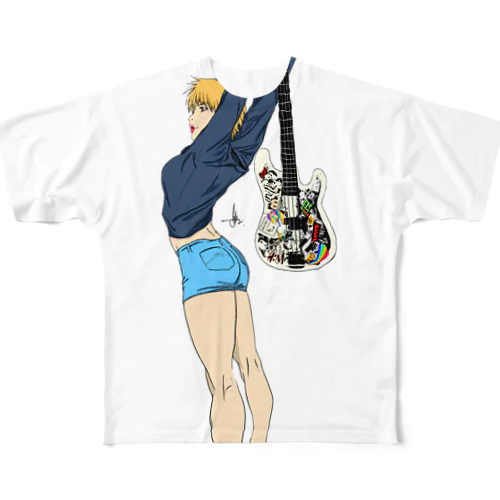 【フルグラフィック】ななみちゃん(matane) All-Over Print T-Shirt