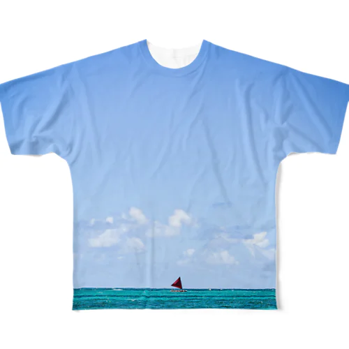 Blue SKY hawaii フルグラフィックTシャツ