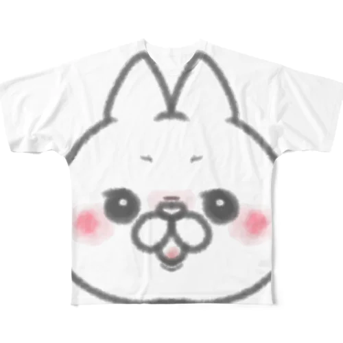 ねこ All-Over Print T-Shirt