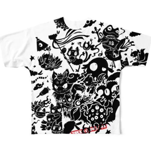 百鬼夜行 All-Over Print T-Shirt