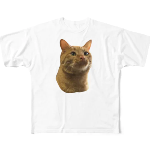 茶トラにゃん All-Over Print T-Shirt