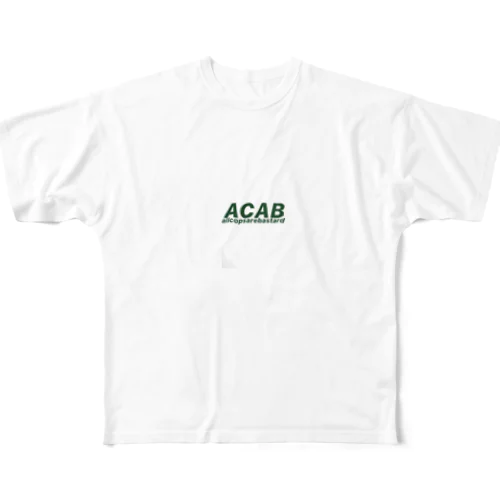 ACAB フルグラフィックTシャツ