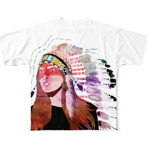 Indian All-Over Print T-Shirt