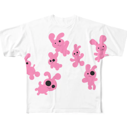 Rabbit All-Over Print T-Shirt