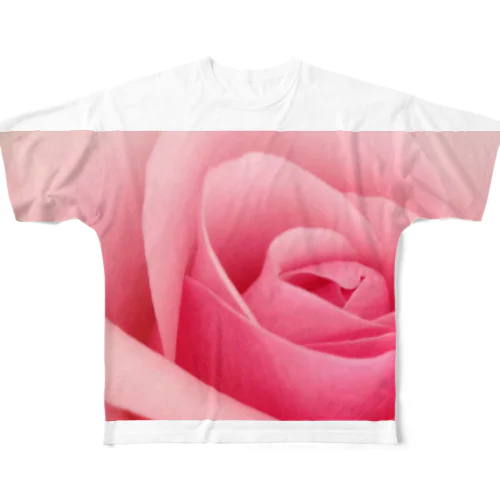 Rose ♡ フルグラフィックTシャツ