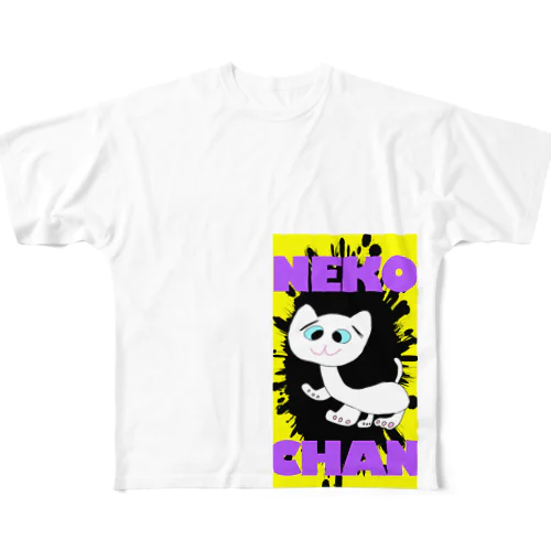 NEKO CHAN フルグラフィックTシャツ