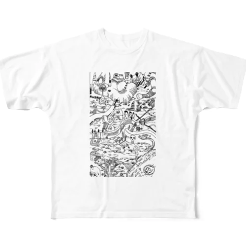 chaos_No3 All-Over Print T-Shirt