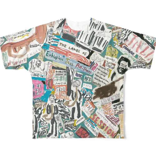 ジャズコラ。 All-Over Print T-Shirt