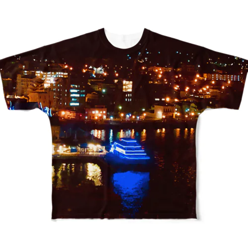 函館夜景★スペシャル！ All-Over Print T-Shirt