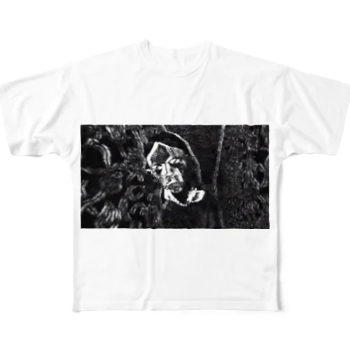 SAD SATAN フルグラフィックTシャツ