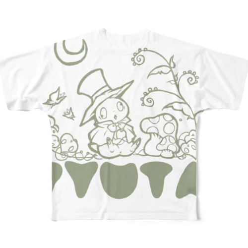 フシギの森のピュータ 新色 All-Over Print T-Shirt