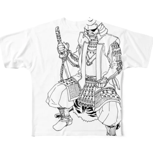 japanease armor. フルグラフィックTシャツ