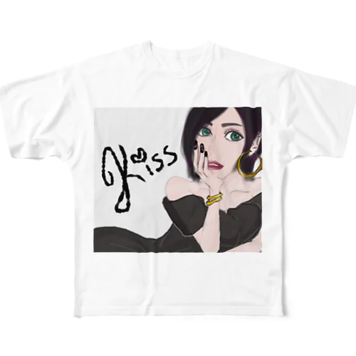 kiss フルグラフィックTシャツ