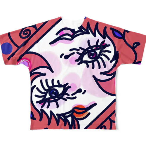 恋 All-Over Print T-Shirt