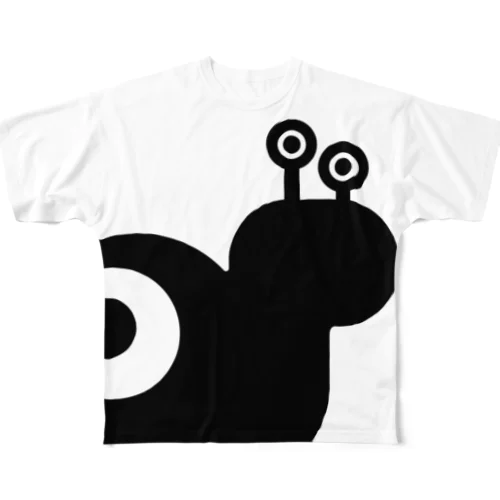 ANIMALシリーズ　かたつむり All-Over Print T-Shirt