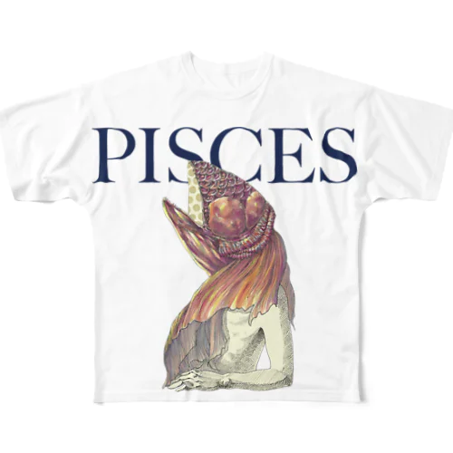 Pisces フルグラフィックTシャツ