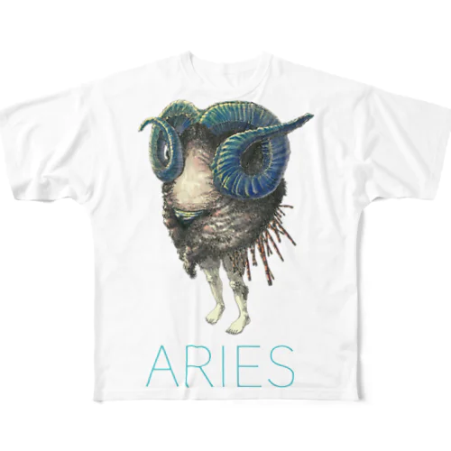 Aries フルグラフィックTシャツ