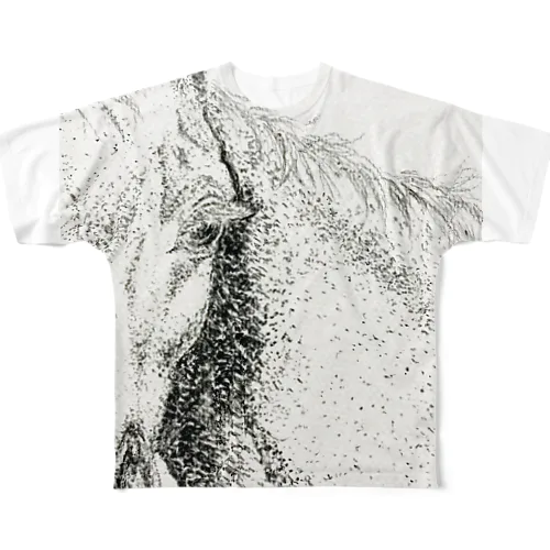 馬面なアンタ All-Over Print T-Shirt