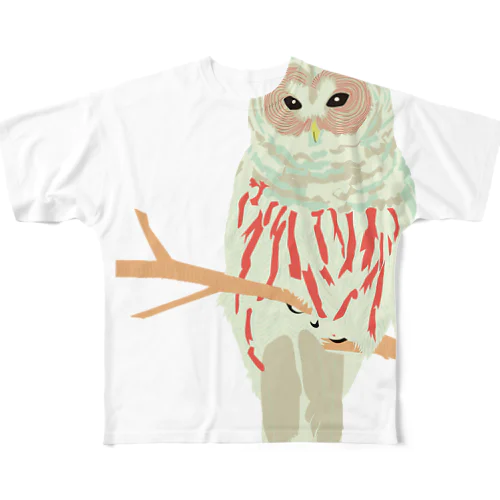 フクロウ All-Over Print T-Shirt