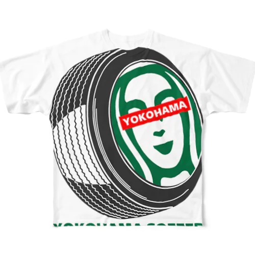 YOKOHAMA COFFEE All-Over Print T-Shirt
