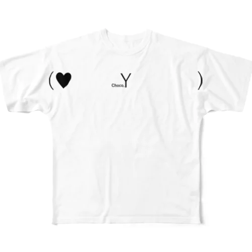 (♥   Y     ) フルグラフィックTシャツ