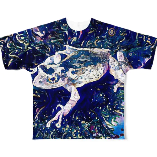 Fantastic Frog -Cosmos Version- All-Over Print T-Shirt