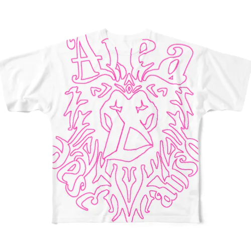 PinkLine All-Over Print T-Shirt