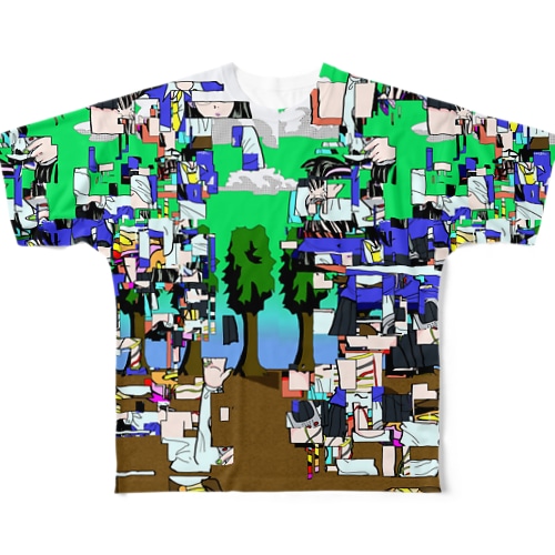 地球は不眠シンドローム All-Over Print T-Shirt