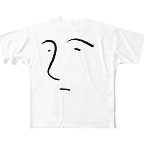 自画像くん All-Over Print T-Shirt