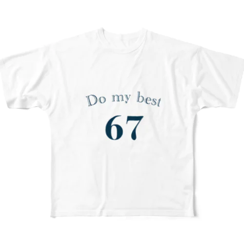 Do my best  フルグラフィックTシャツ