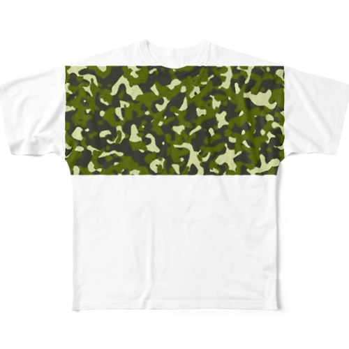 乳首目立たないTシャツの迷彩 All-Over Print T-Shirt